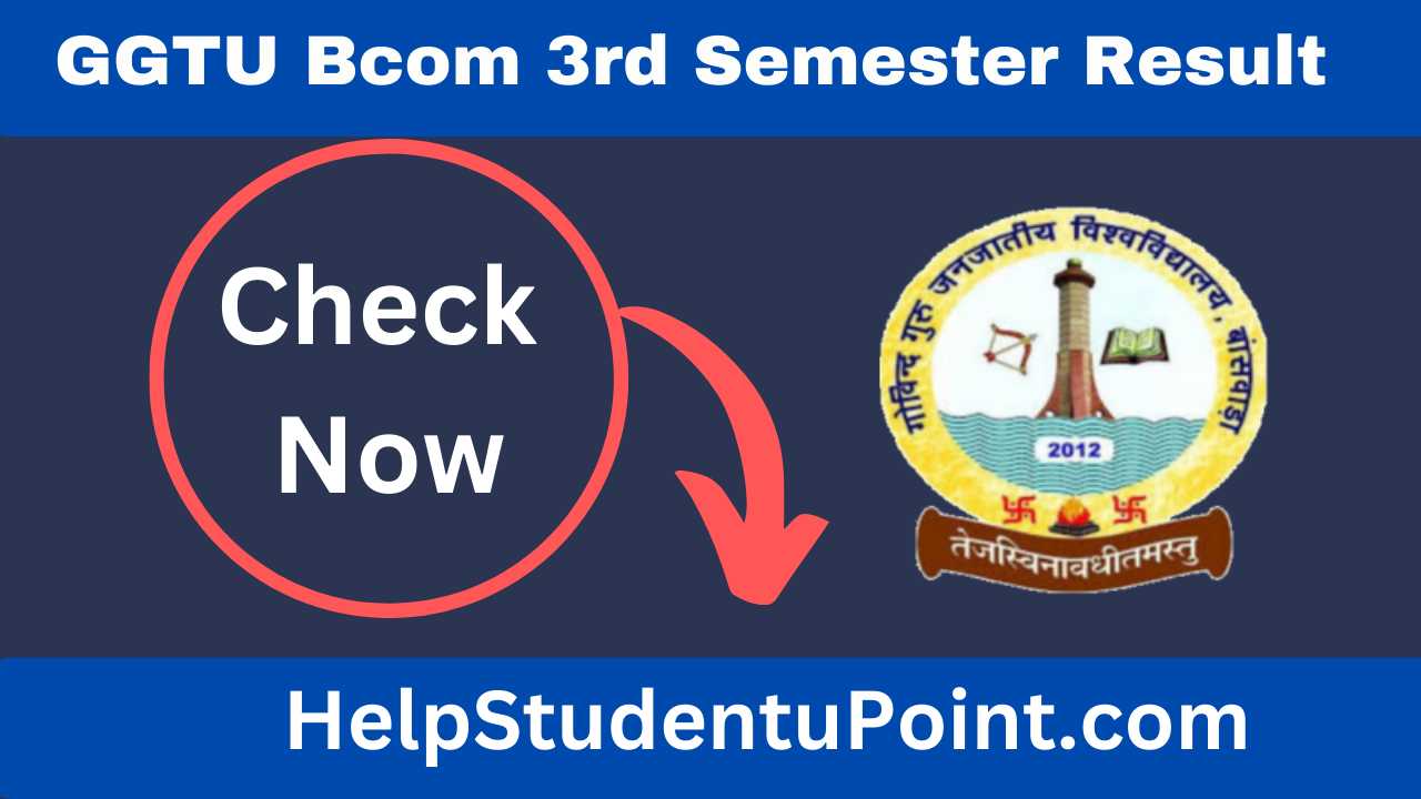 GGTU Bcom 3rd Semester Result