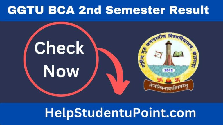 GGTU BCA 2nd Semester Result