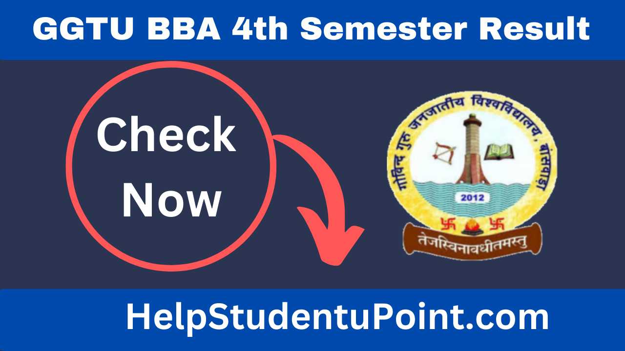 GGTU BBA 4th Semester Result