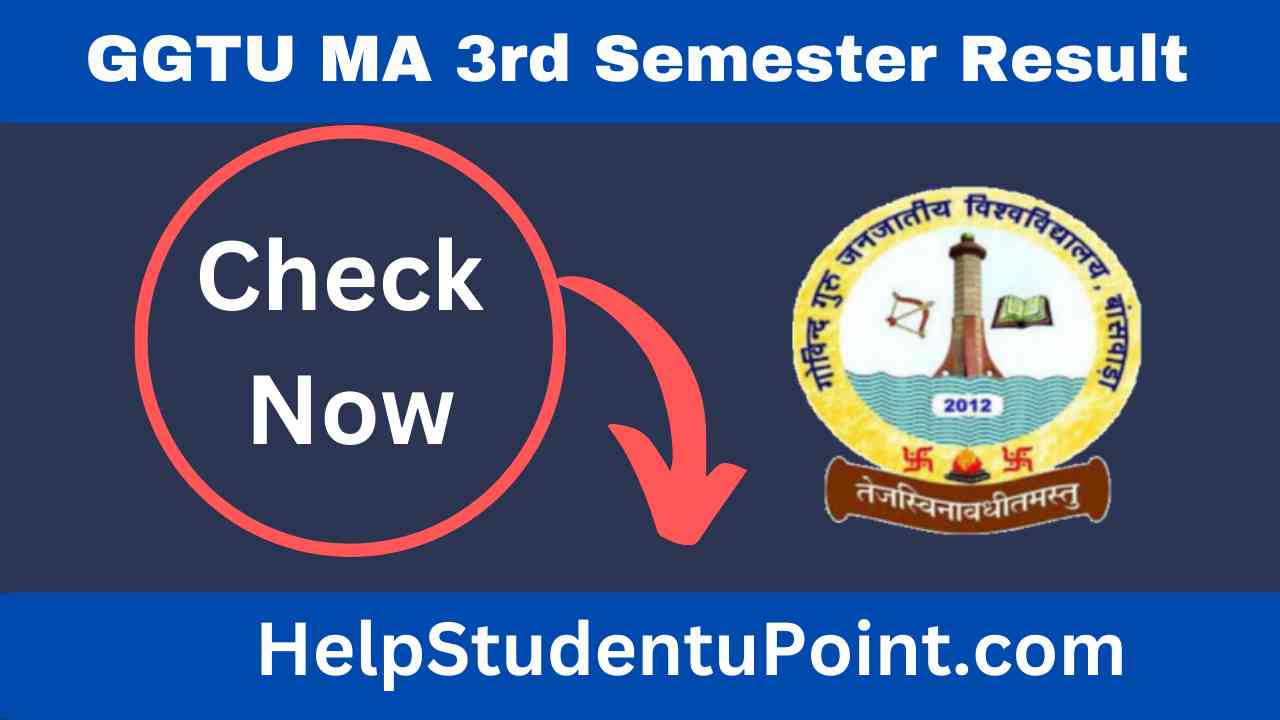 GGTU MA 3rd Semester Result
