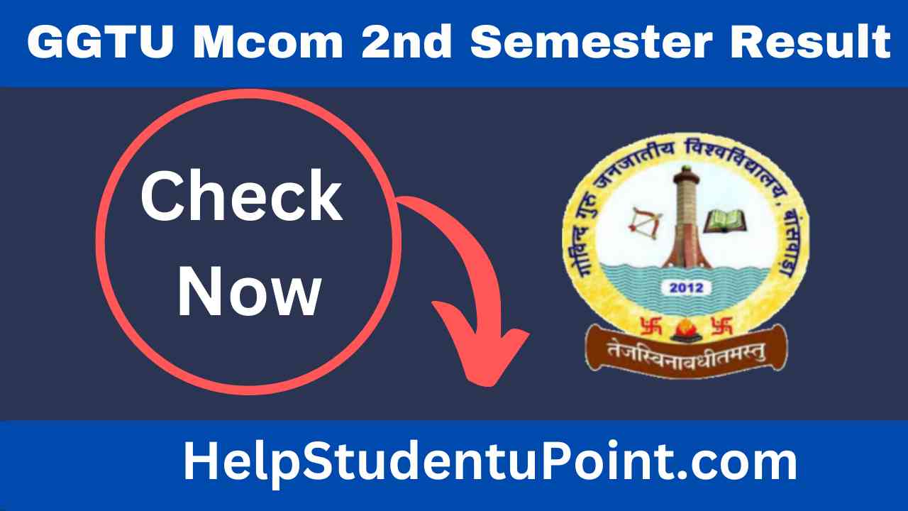 GGTU Mcom 2nd Semester Result