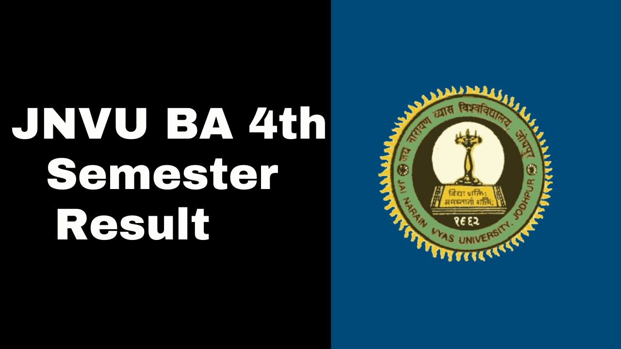 JNVU BA 4th Semester Result 2025