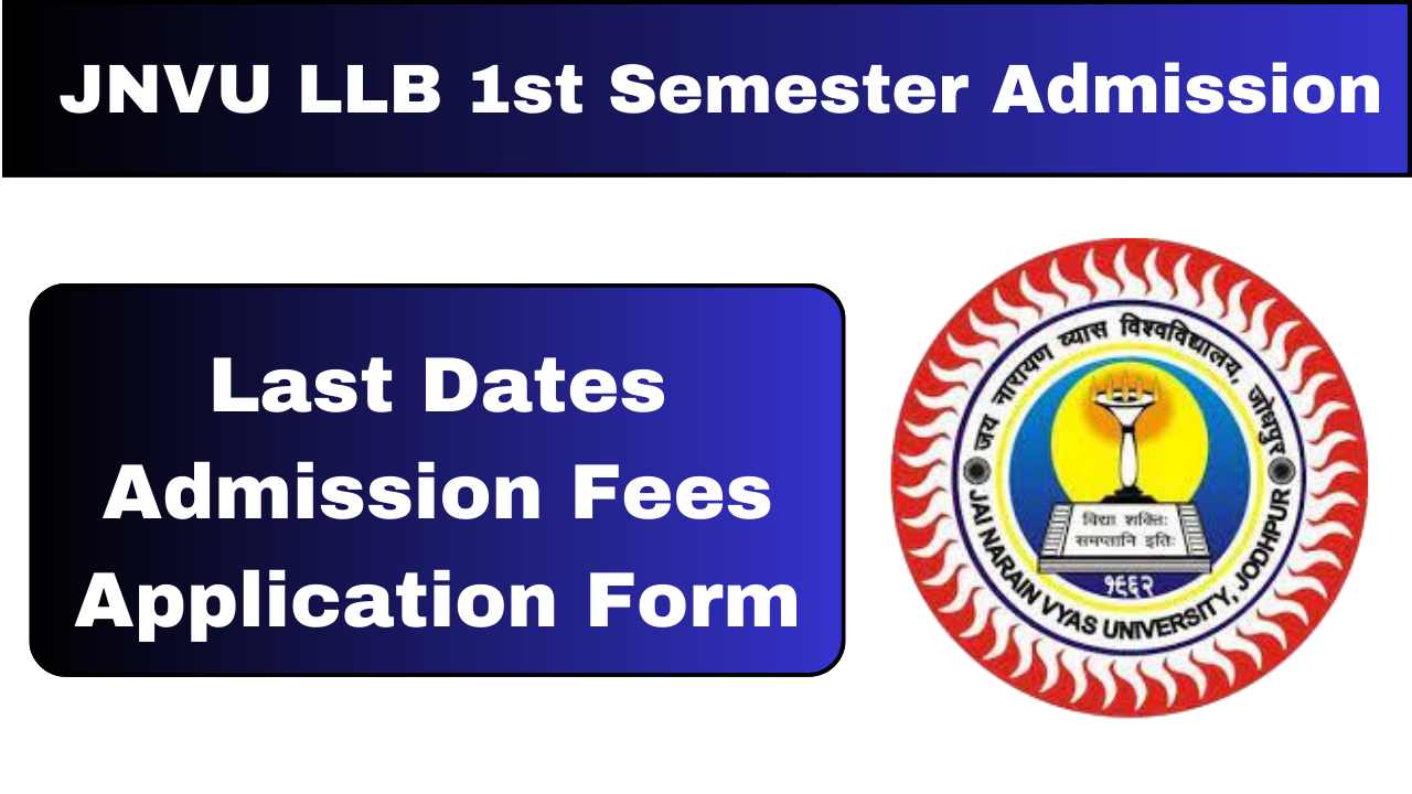 JNVU LLB 1st Semester Admission