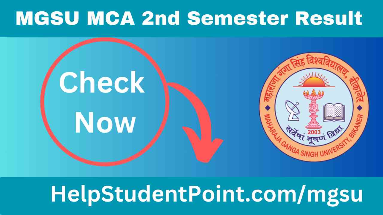 MGSU MCA 2nd Semester Result