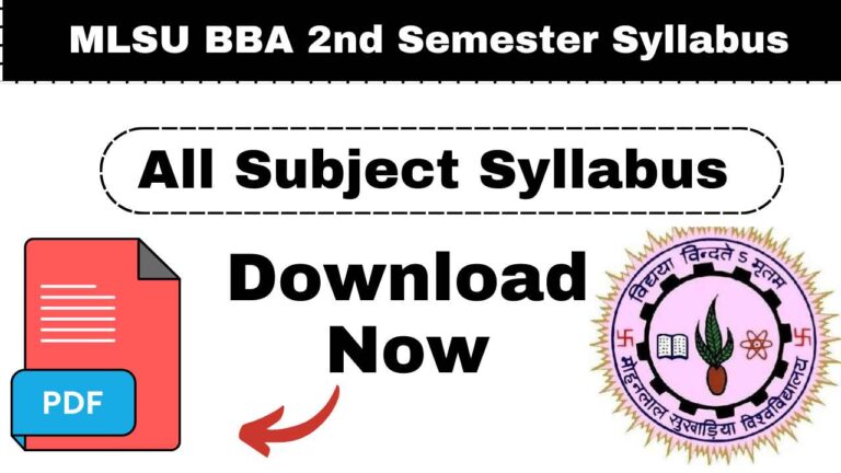 MLSU BBA 2nd Semester Syllabus