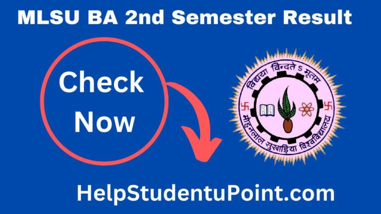 MLSU BA 2nd Semester Result