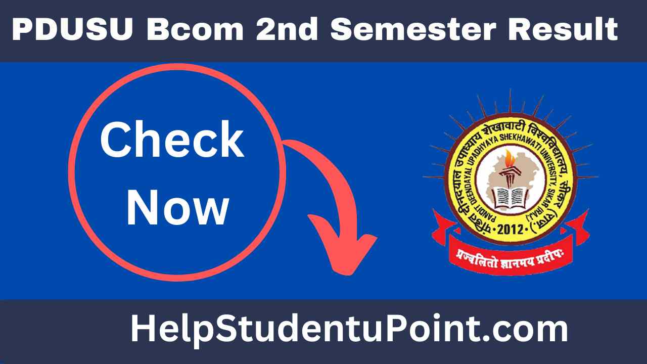Shekhawati University Bcom 2nd Semester Result