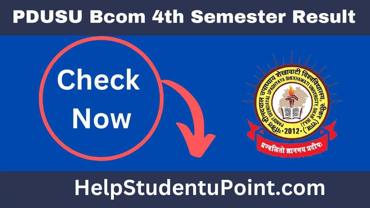 Shekhawati University Bcom 4th Semester Result