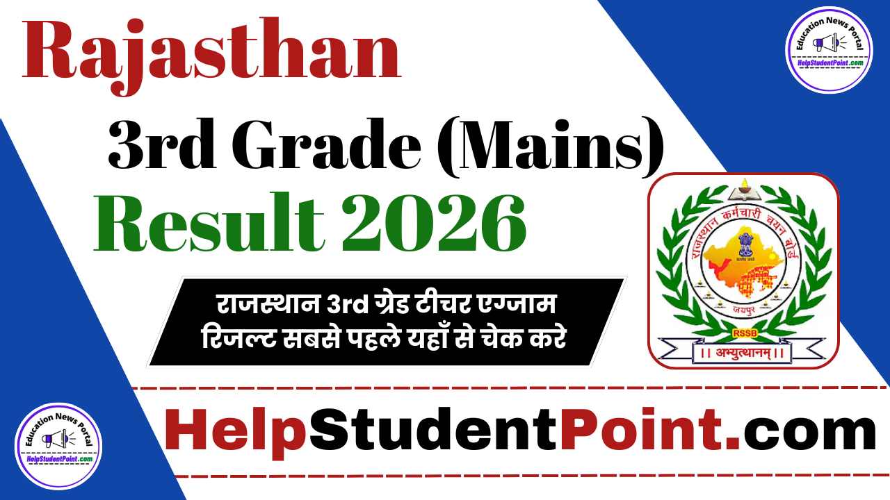 REET Mains Result 2026