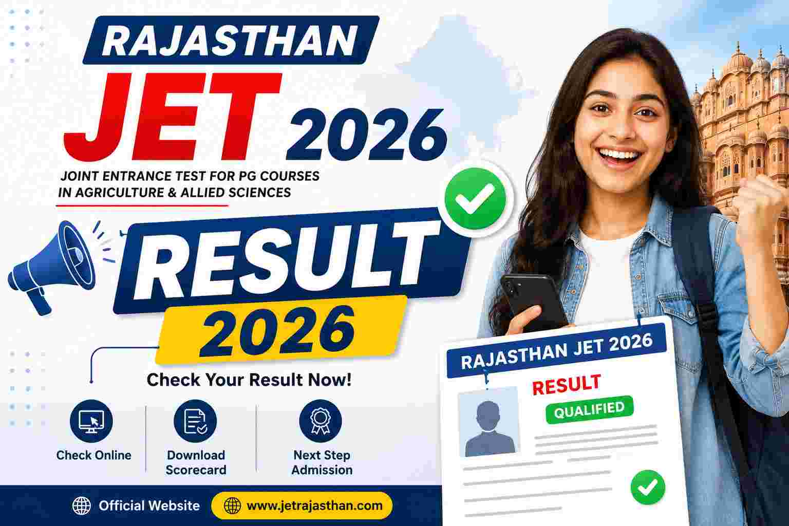 Rajasthan JET Result 2026