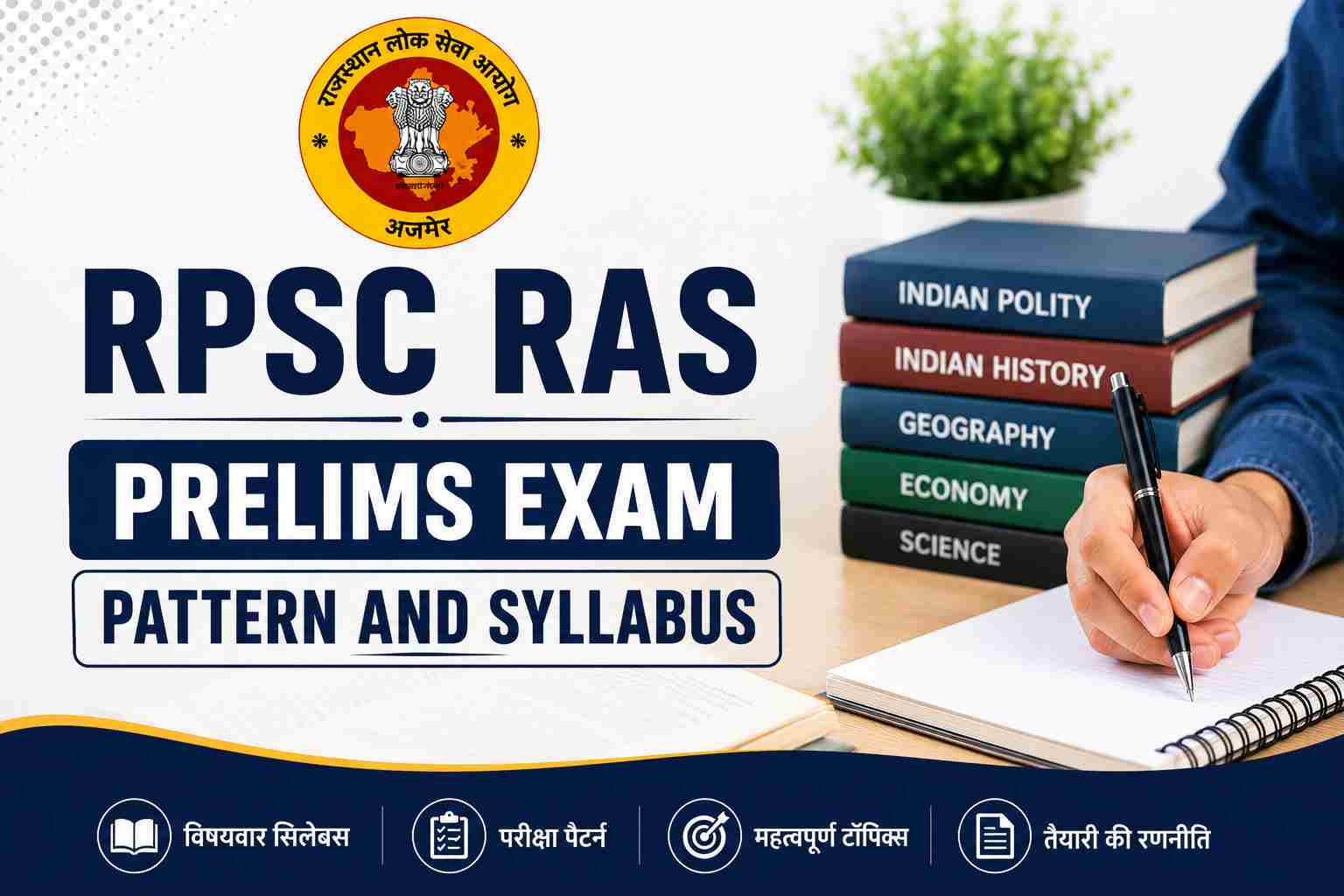 RPSC RAS Prelims Exam Pattern and Syllabus 2026