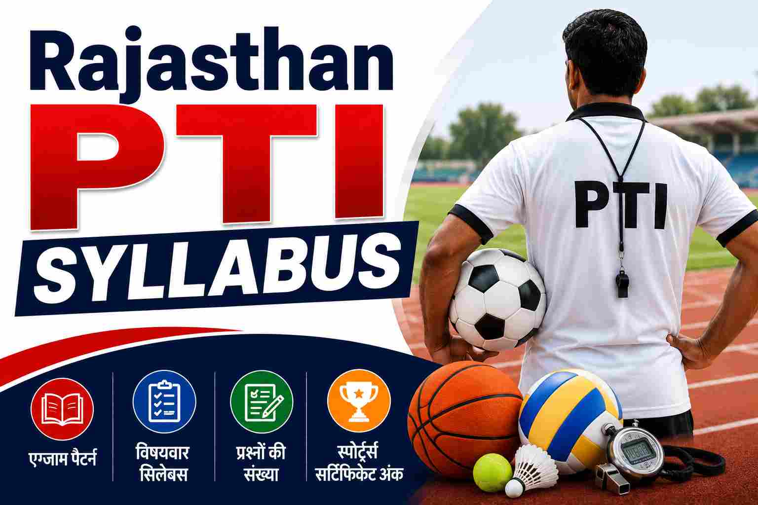Rajasthan PTI Syllabus 2026