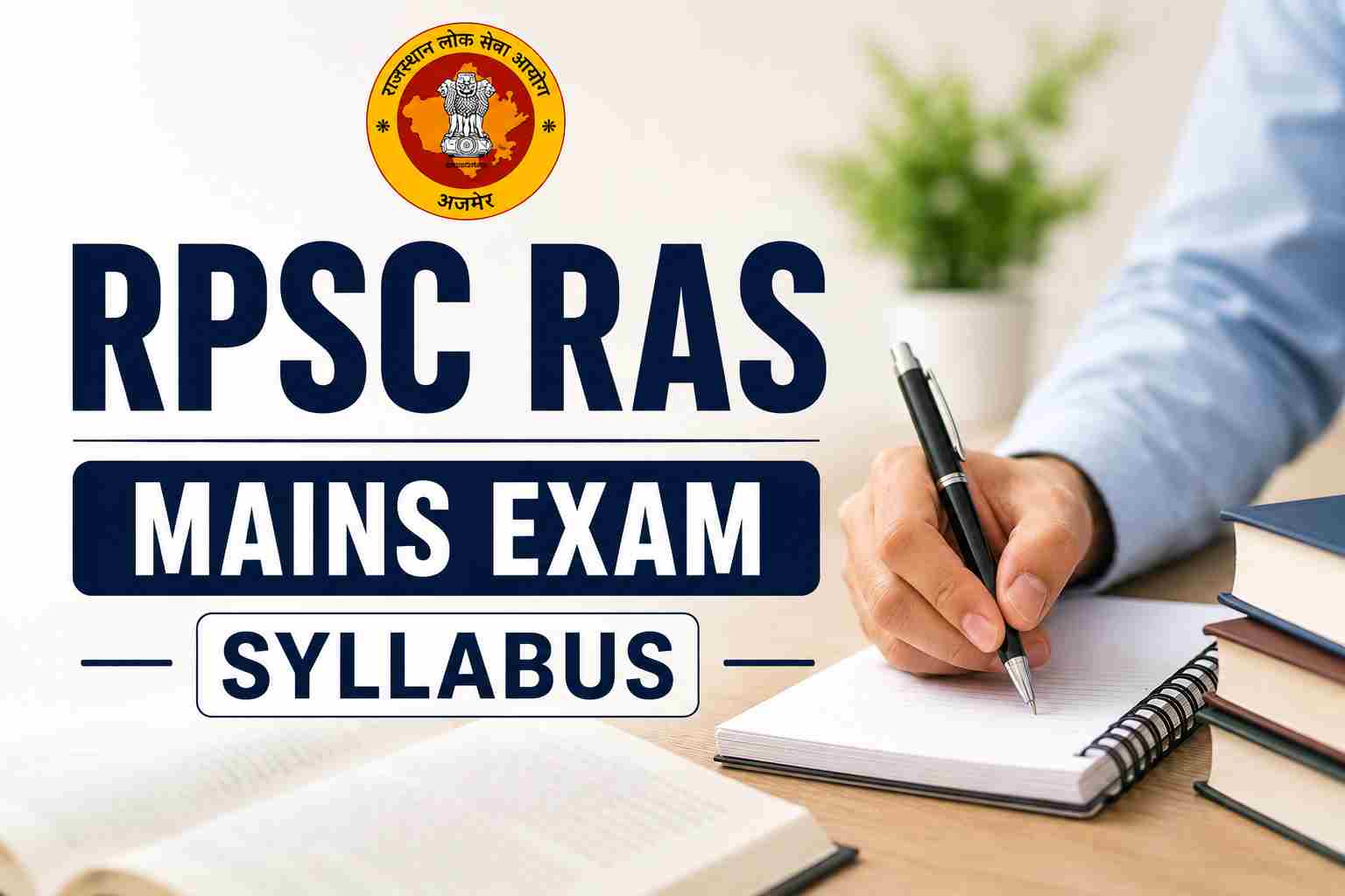 RPSC RAS Mains Exam Syllabus 2026