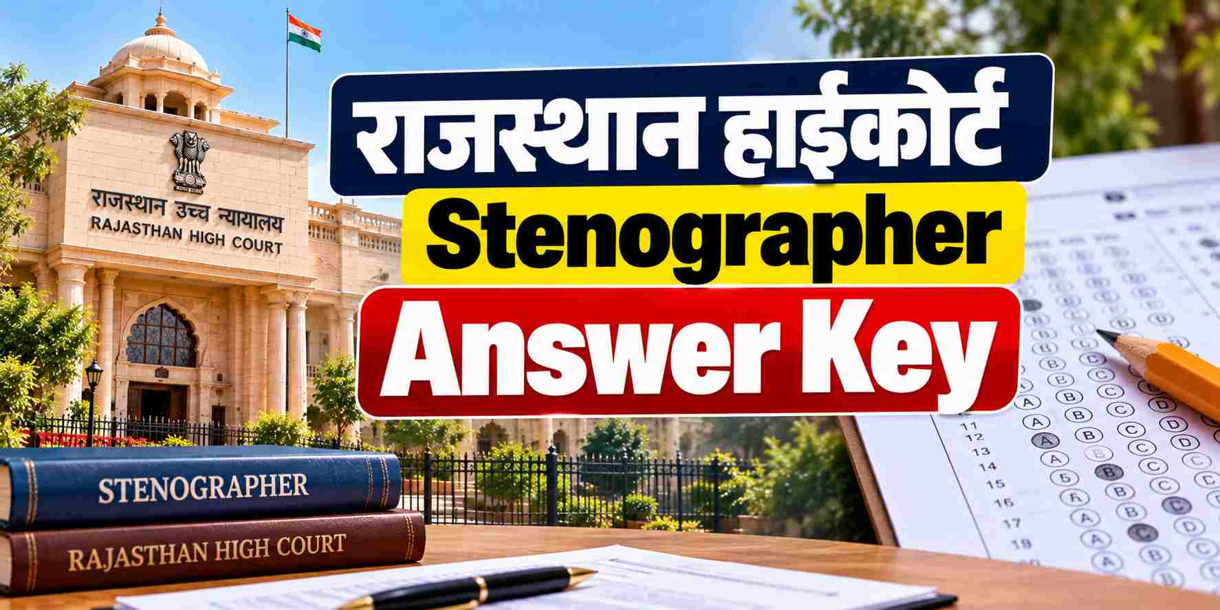 Rajasthan High Court Stenographer Answer Key