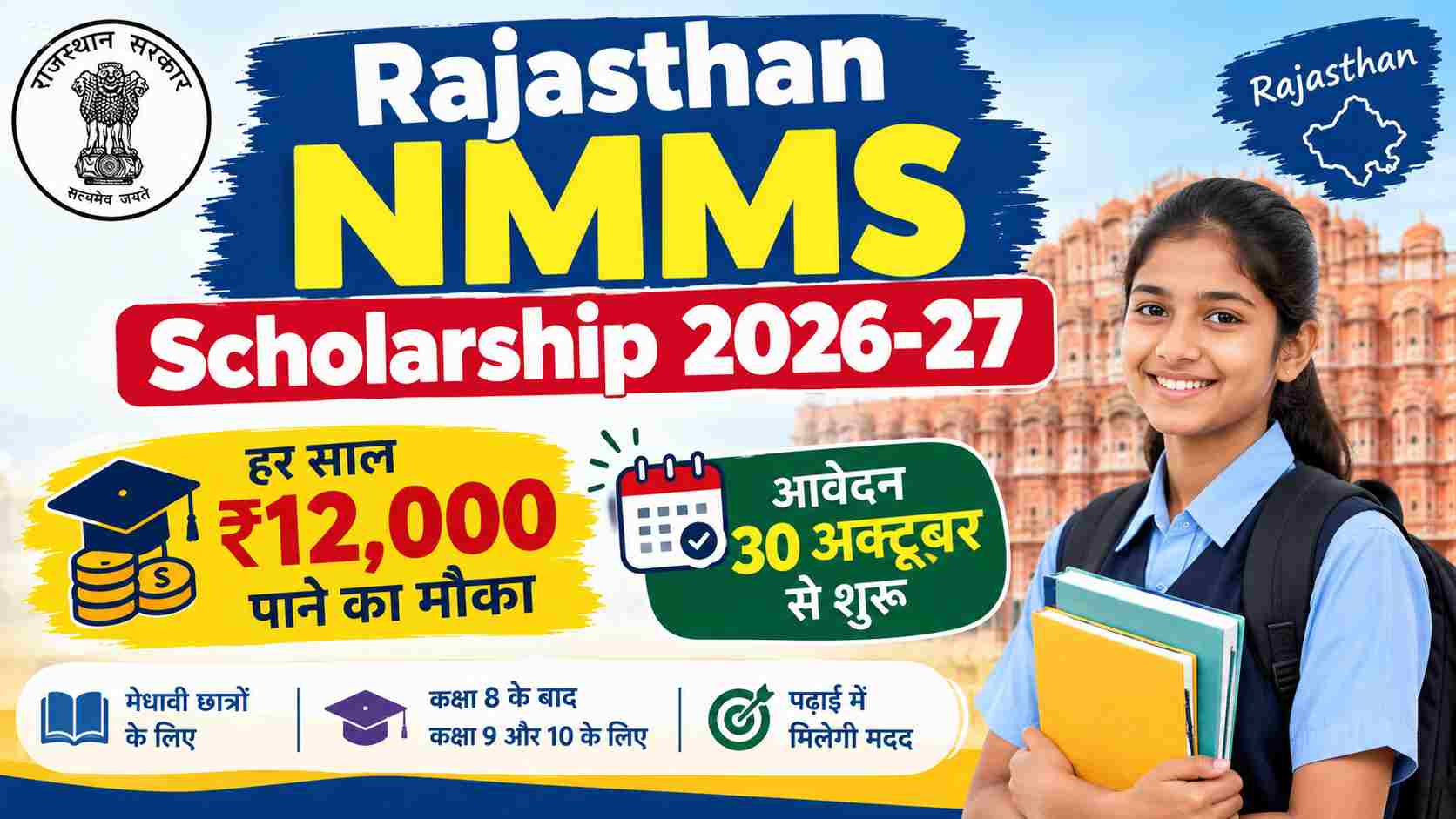 Rajasthan NMMS Scholarship