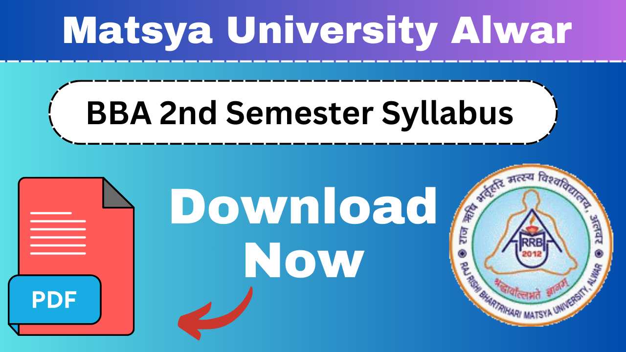 Matsya University BBA 2nd Semester Syllabus