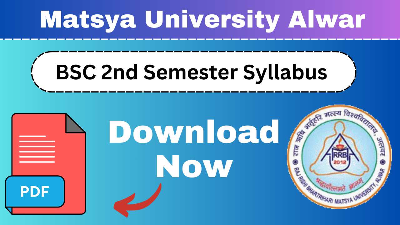 Matsya University Bsc 2nd Semester Syllabus