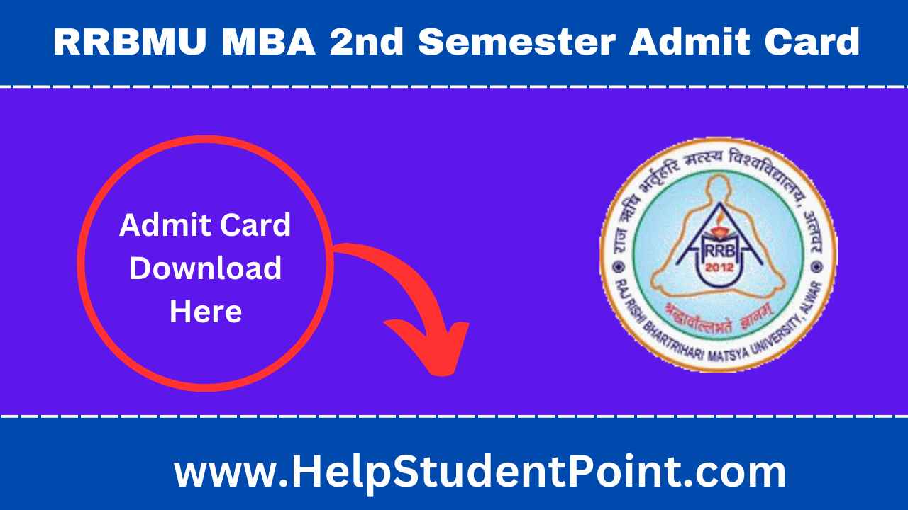 Matsya University MBA 2nd Semester Admit Card 2025