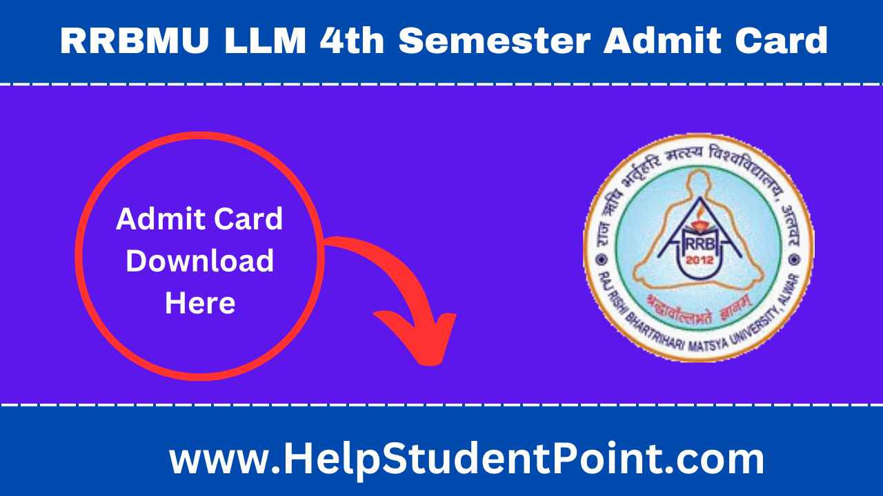 Matsya University LLM 4th Semester Admit Card 2025