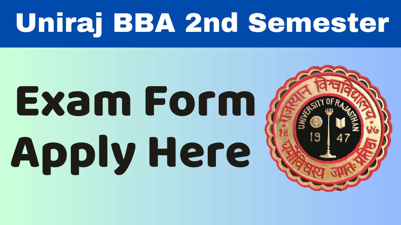 Uniraj BBA 2nd Semester Exam Form