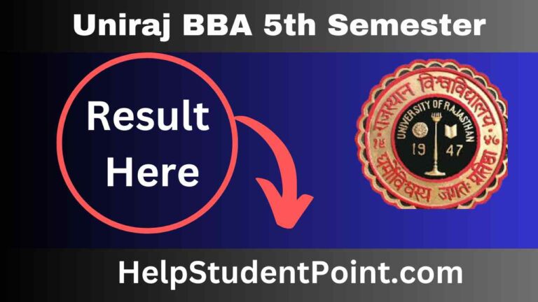 Uniraj BBA 5th Semester Result