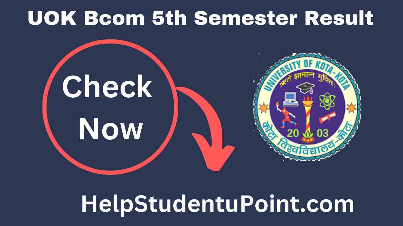 UOK Bcom 5th Semester Result