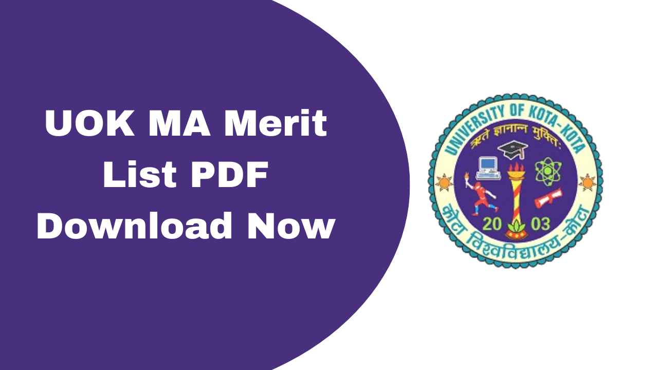 UOK MA Merit List 2025 Download Now