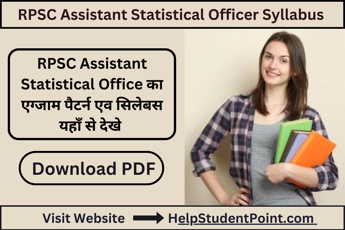 RPSC Assistant Statistical Office