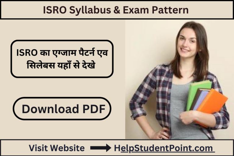 ISRO Syllabus & Exam Pattern