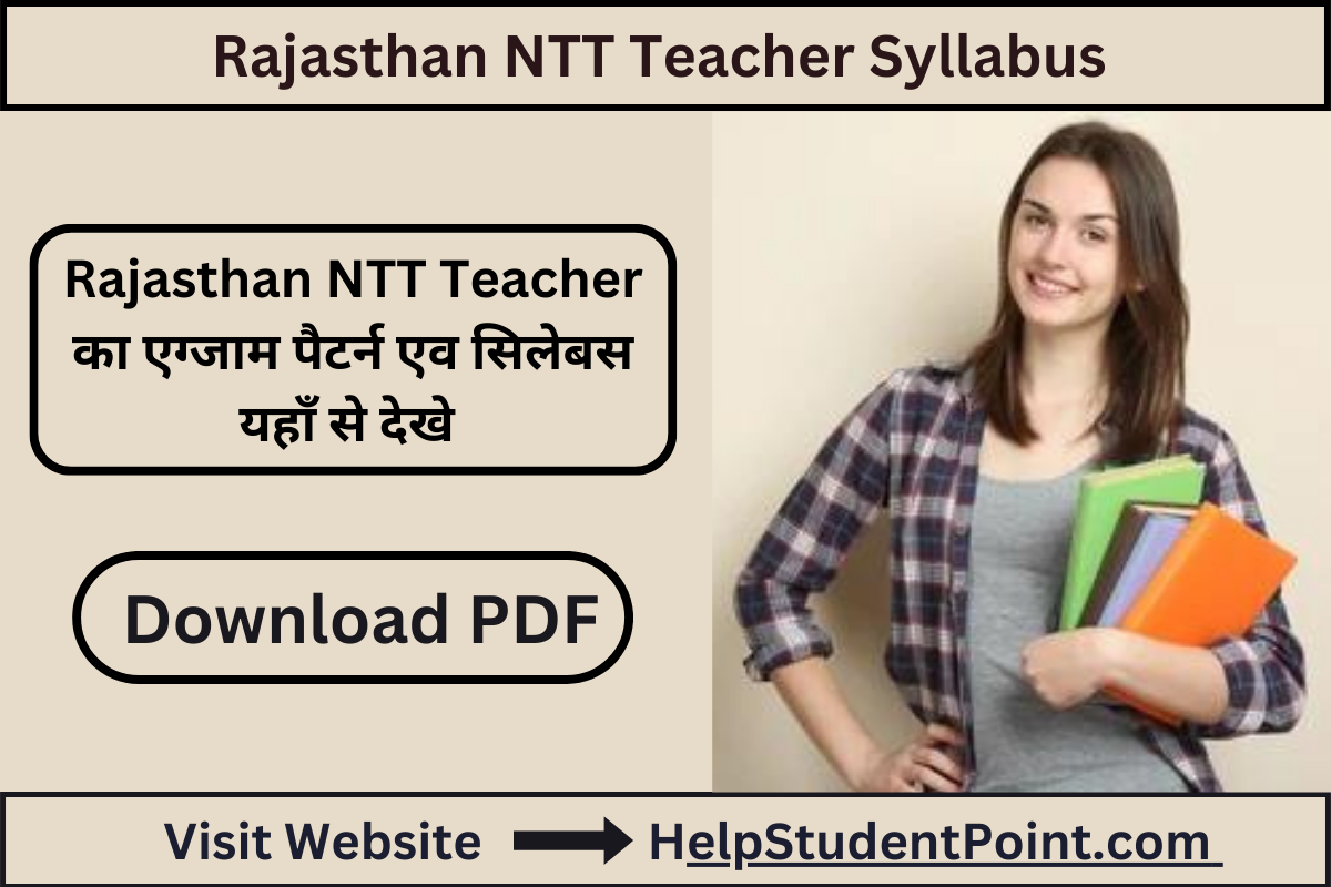 Rajasthan NTT Teacher
