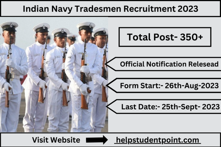 Indian Navy Tradesmen Recruitment 2023