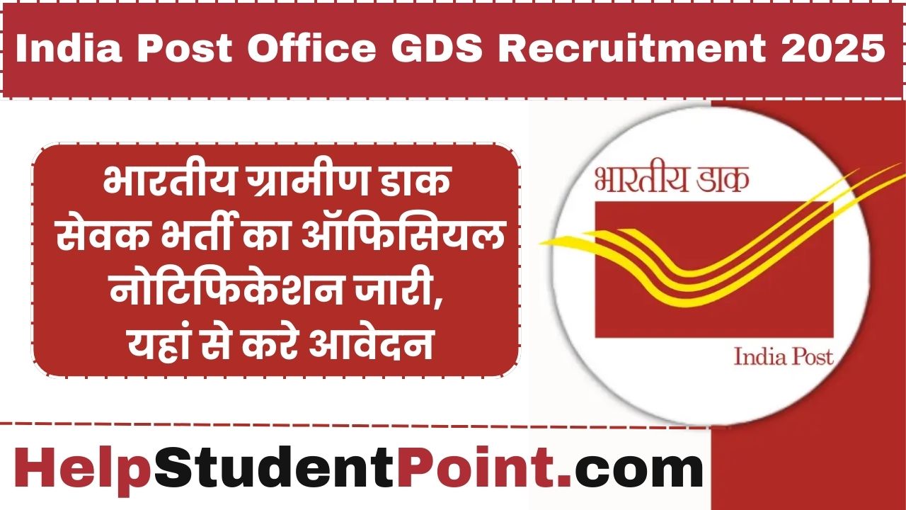 India Post Office GDS Recruitment 2025