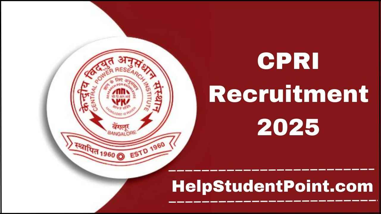 CPRI Recruitment 2025