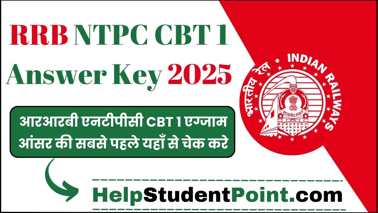 RRB NTPC CBT 1 Answer Key 2025