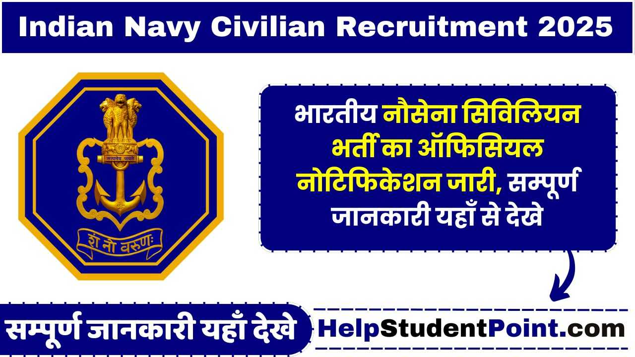 Indian Navy Civilian Recruitment 2025