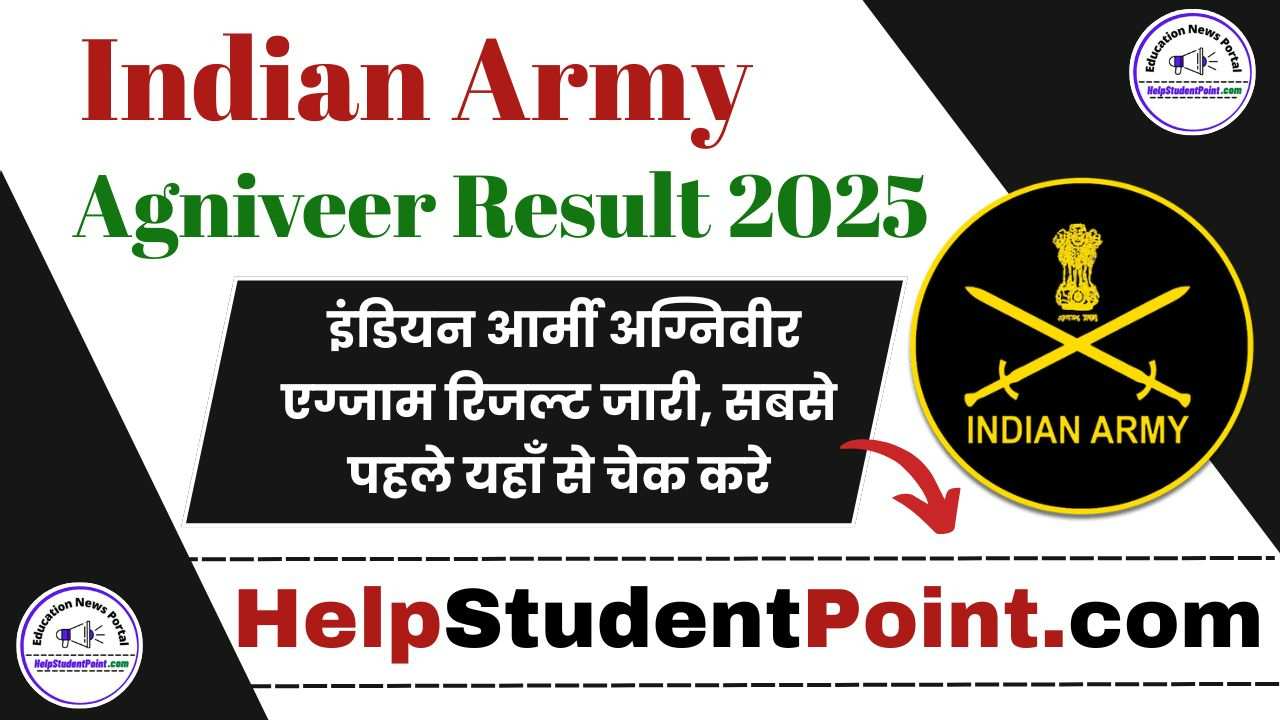 Indian Army Agniveer Result 2025