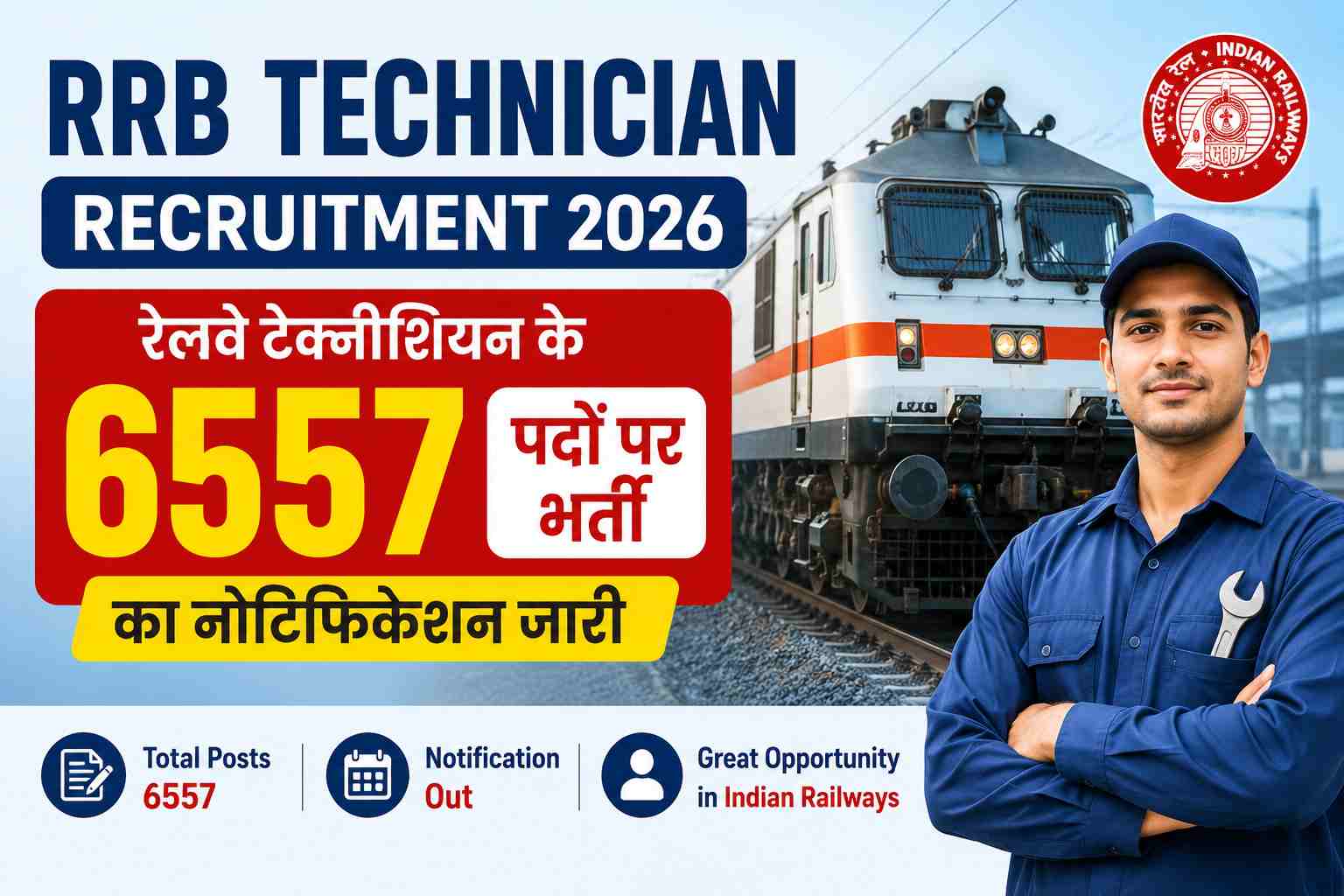RRB Technician Recruitment 2026