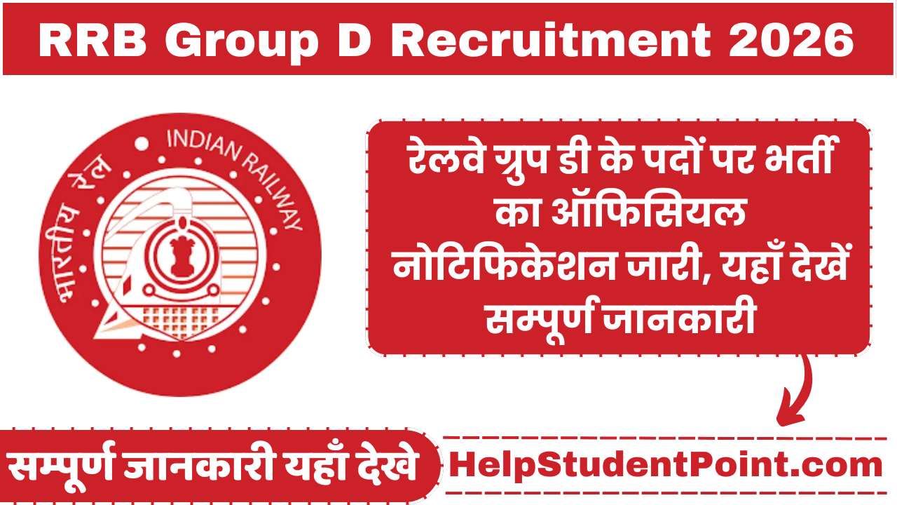 RRB Group D Recruitment 2026