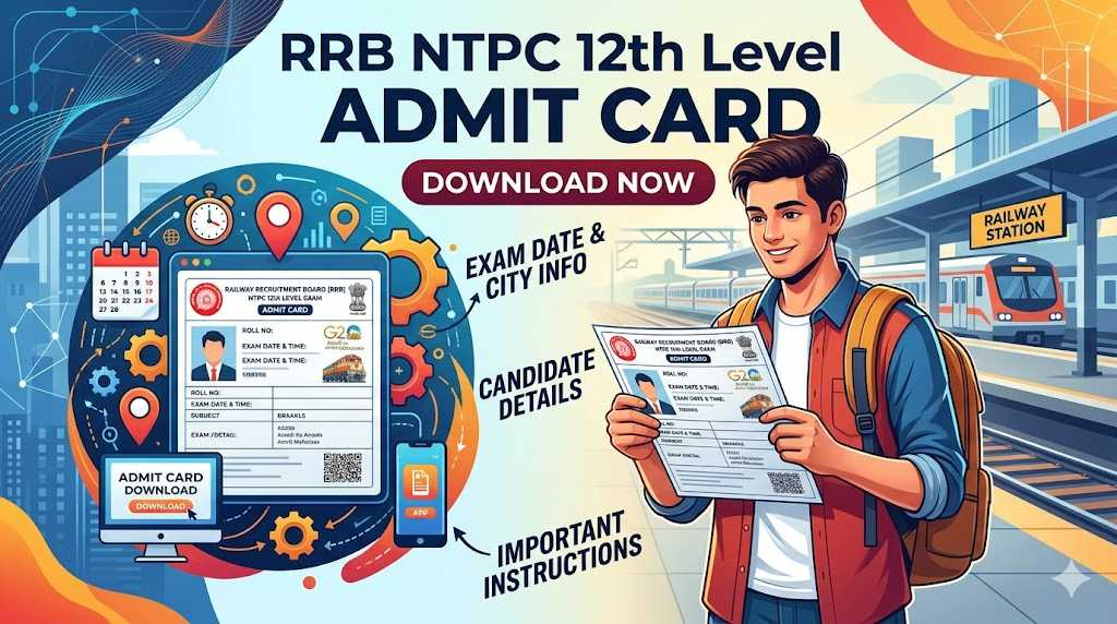 RRB NTPC 12th Level Exam Date 2026