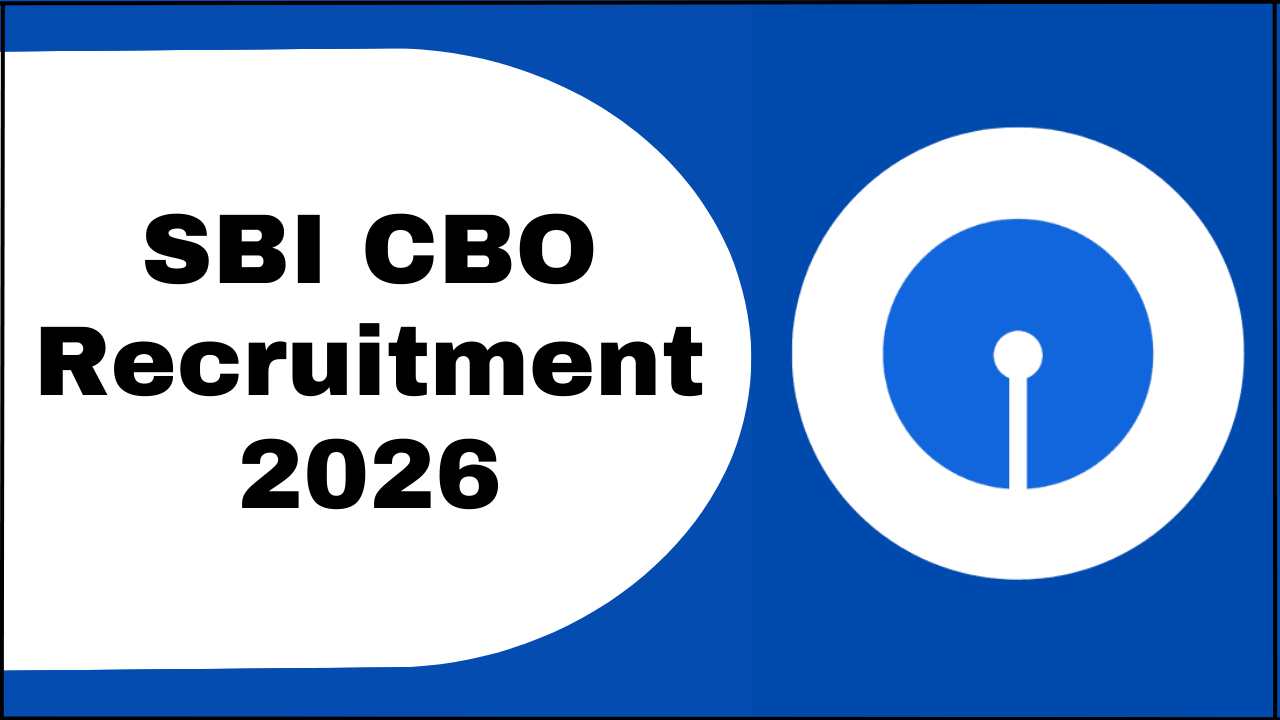 SBI CBO Recruitment 2026