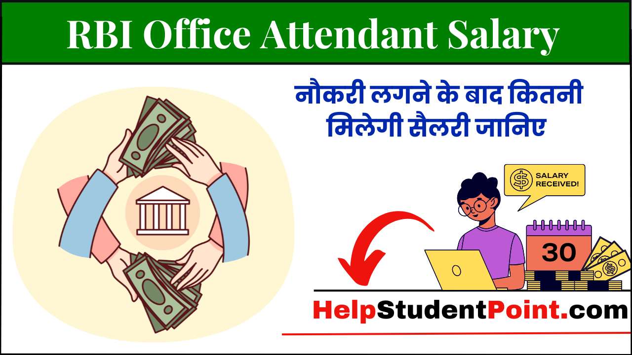 RBI Office Attendant Salary 2026