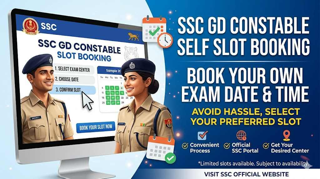 SSC GD Constable Self Slot Booking 2026