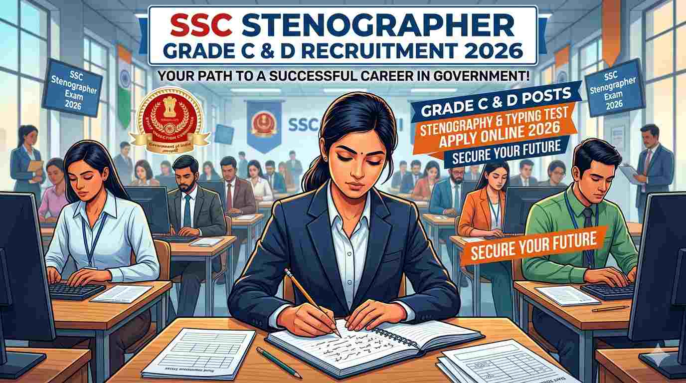 SSC Stenographer Grade C & D Recruitment