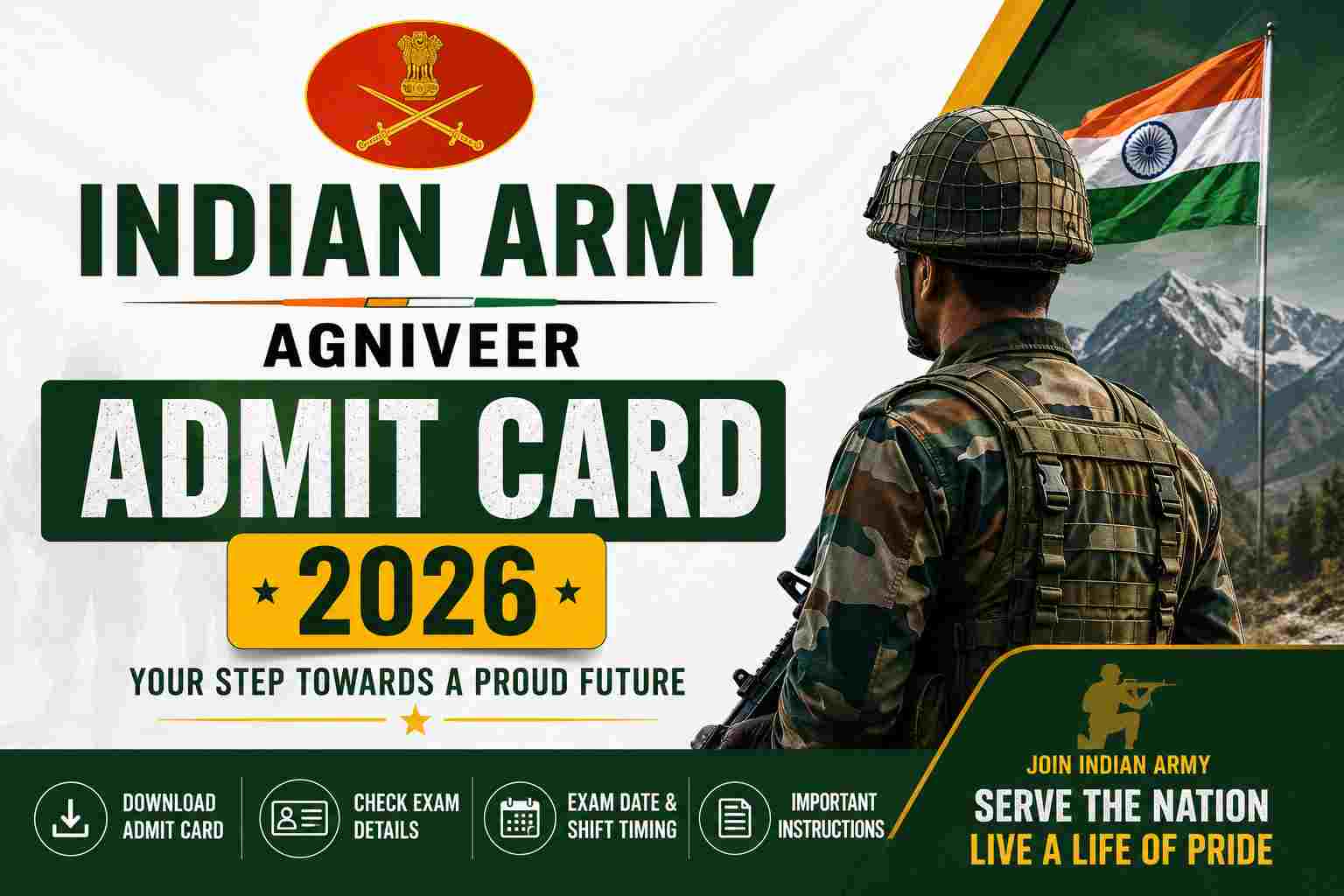 Indian Army Agniveer Admit Card 2026