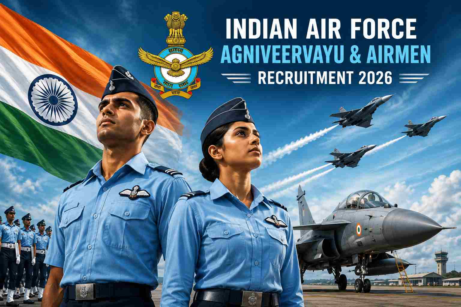 Indian Air Force Agniveervayu & Airmen Recruitment
